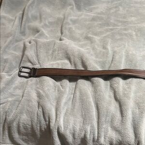 Levi's Brown Leather Belt Classic Metal Buckle